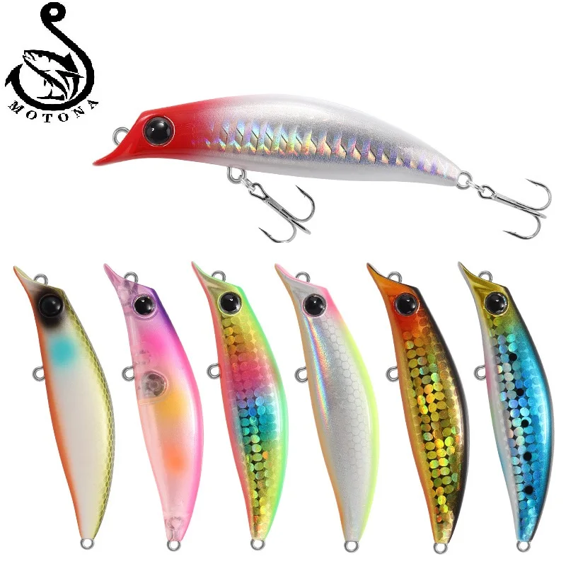 Fishing Equipment Brands - MOTONA ブランド日本デザインハードベイト海水釣りルアー imasasuke 75 ミリメートル 8