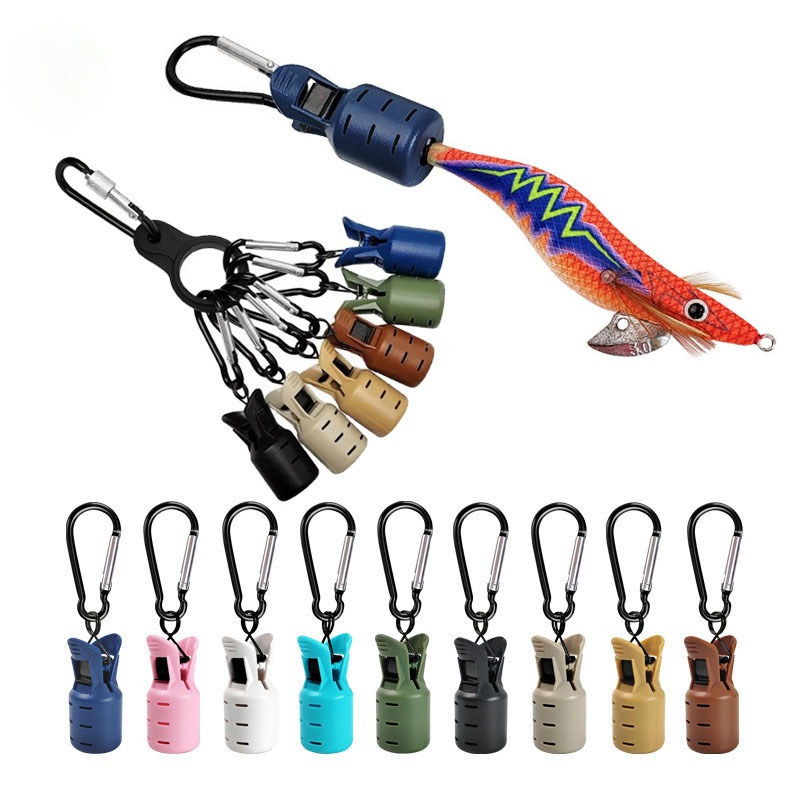 Fishing Equipment Carp - 6個入り イカ釣り用ジグフック保護ケース、傘型釣り針用安全キャップ、釣り道具・アクセサリー用