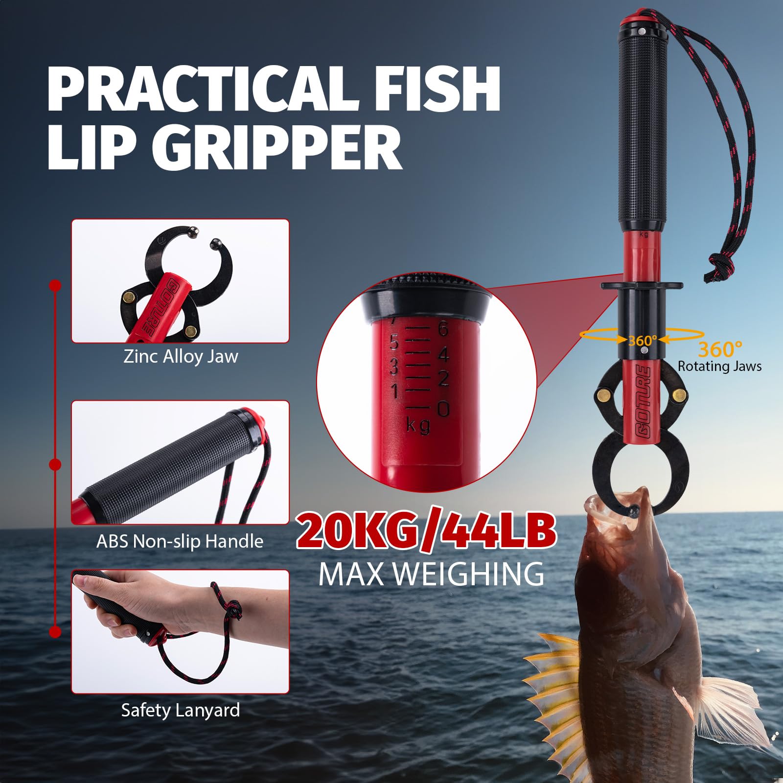 Goture 釣り用アクセサリー：釣り用プライヤー、魚の口を - Fishing Equipment Price のレビューと価格
