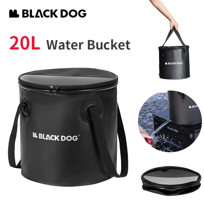 ブラックドッグ 折りたたみ式 水桶 蓋付き 排水口付き 20 - Fishing Equipment Bag のレビューと価格