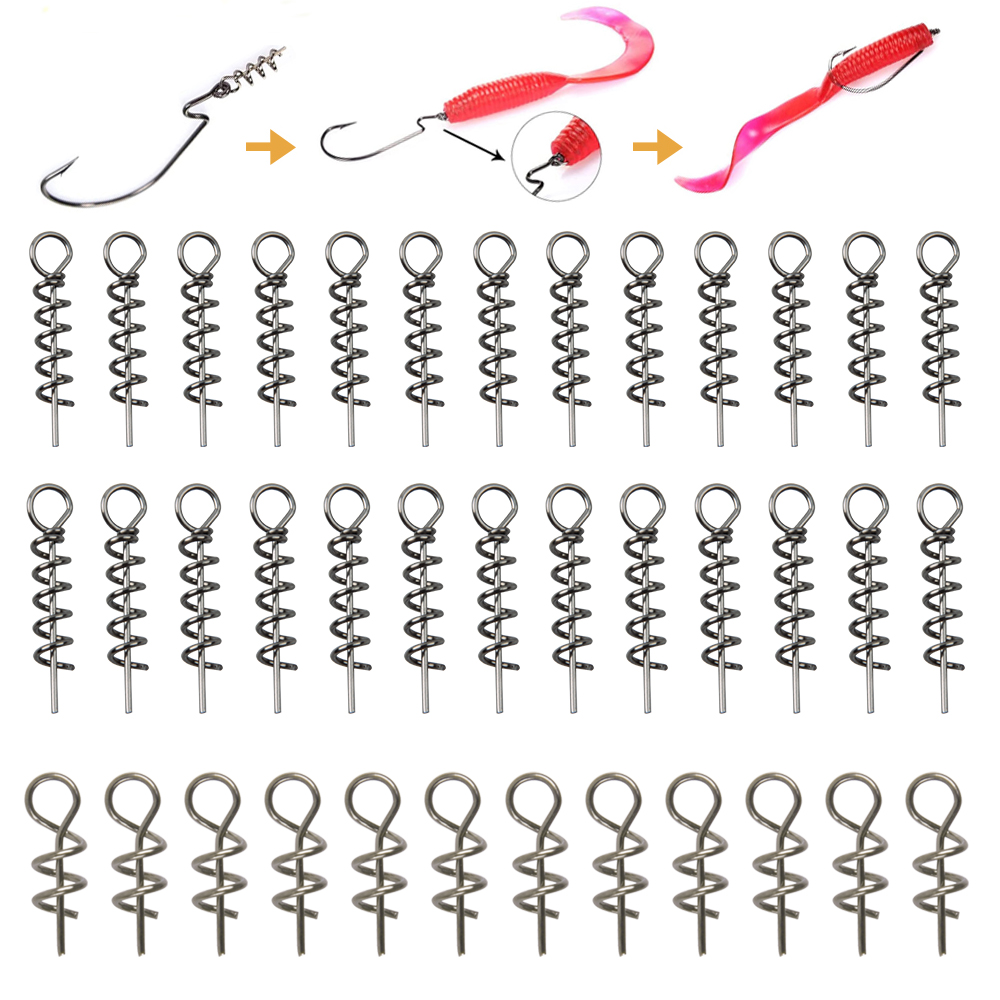 30 個ステンレス鋼スプリングロックピン釣りピンネジクランク - Fishing Equipment Carp のレビューと価格