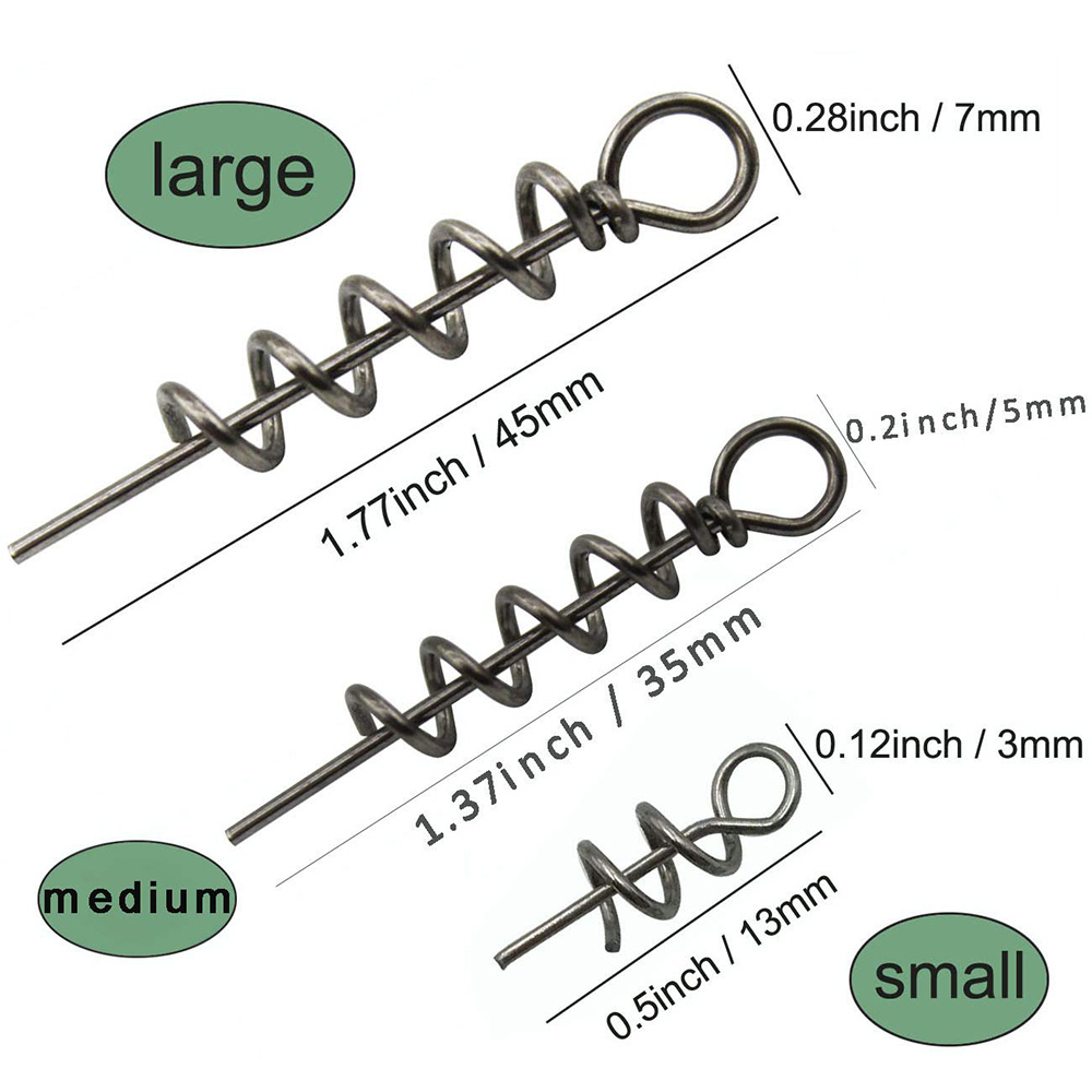 30 個ステンレス鋼スプリングロックピン釣りピンネジクランク - Fishing Equipment Carp のレビューと価格