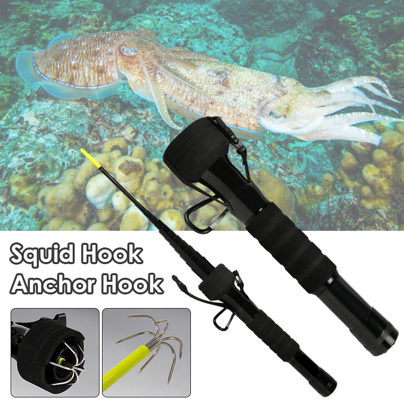 4/3 メートル伸縮イカガフアンカーフック釣りフックイカイカ - Fishing Equipment Carp のレビューと価格