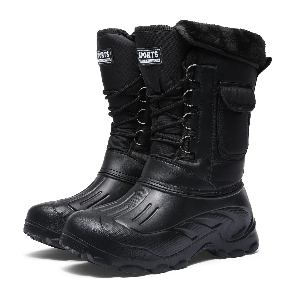 メンズ冬用スノーブーツ アウトドアフィッシングシューズ スノ - Fishing Equipment Carp のレビューと価格