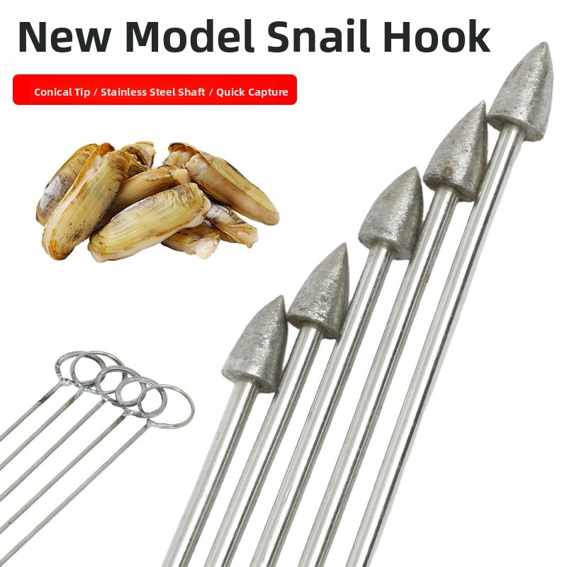 ステンレス鋼製の貝掘りツール、特殊フック付き竹製貝掴み器、シ - Fishing Equipment Carp のレビューと価格