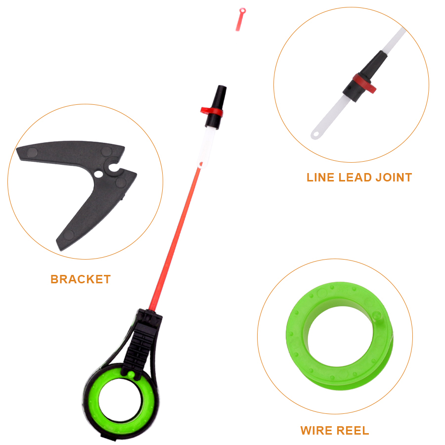 FTKアイスフィッシングロッド ミニポータブル 冬用プラスチ - Ice Fishing Tip Up のレビューと価格
